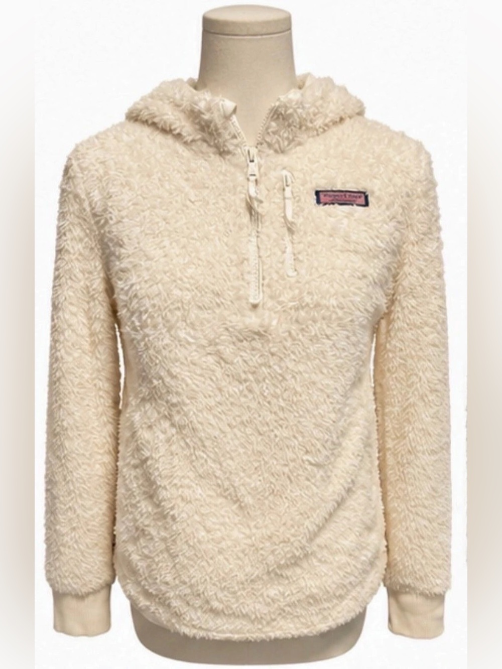 Vineyard Vines Stillwater High-Pile Sherpa Hoodie Stillwater Sherpa Hoodie Cream